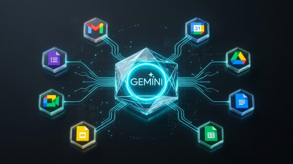 Strategic visualization of a Gemini Agents Workflow for autonomous business automatio
