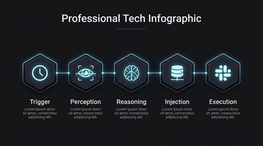 System Architecture Infographic: From Prompting to Autonomous Protocol Execution.