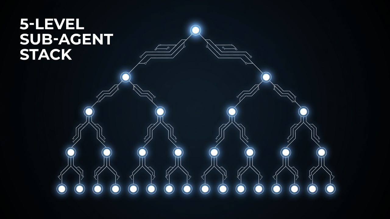 sub-agent orchestration python 5-level stack architecture 2026