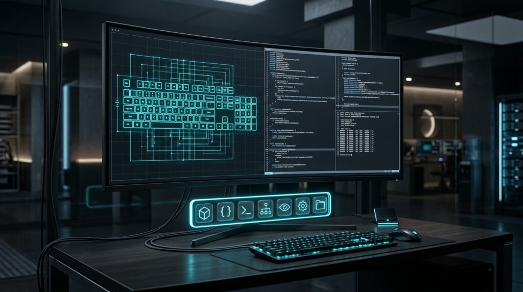 Desktop Environment Optimization mapping zero-latency window management and minimalist workspace architecture.
