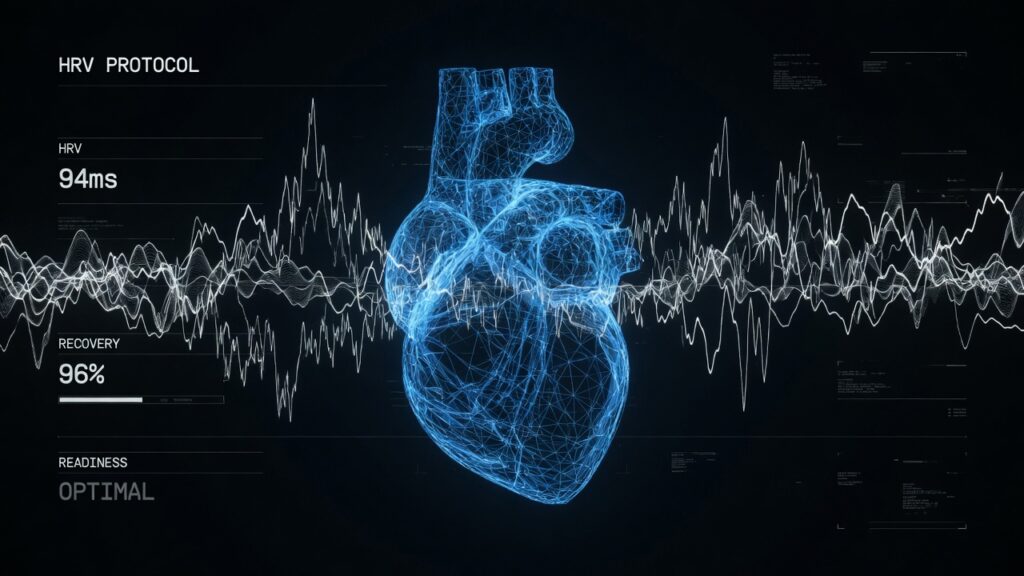 HRV biohacking protocol 3-step cognitive reset system 2026