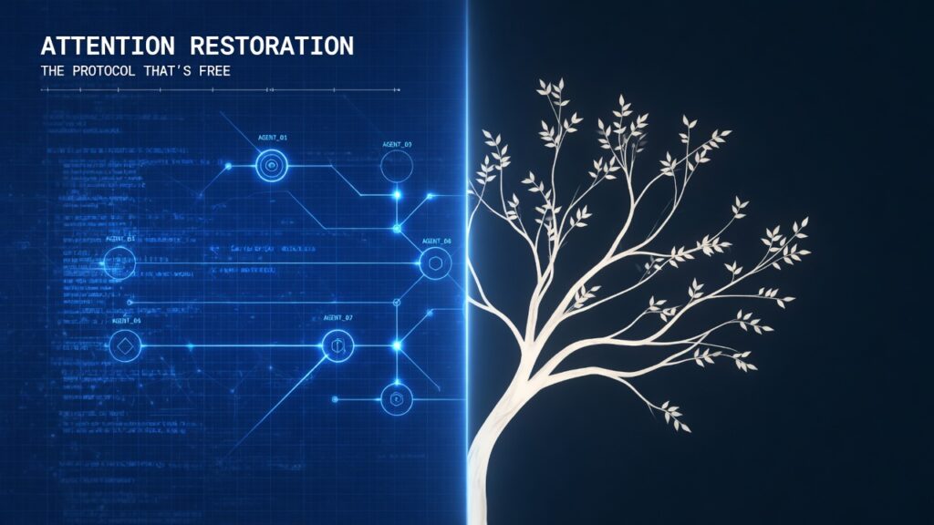 attention restoration protocol nature directed attention builders 2026