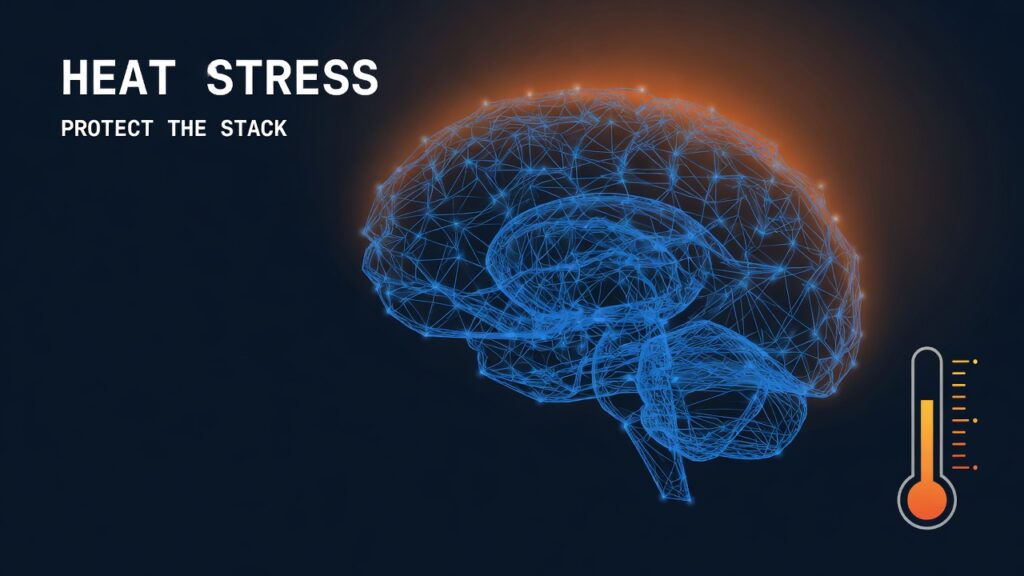 heat stress protocol cognitive performance summer builders 2026