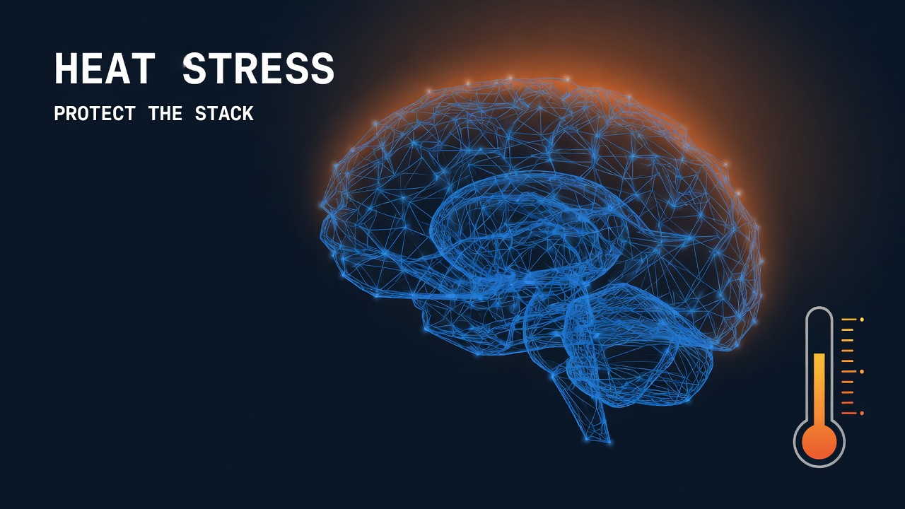 heat stress protocol cognitive performance summer builders 2026