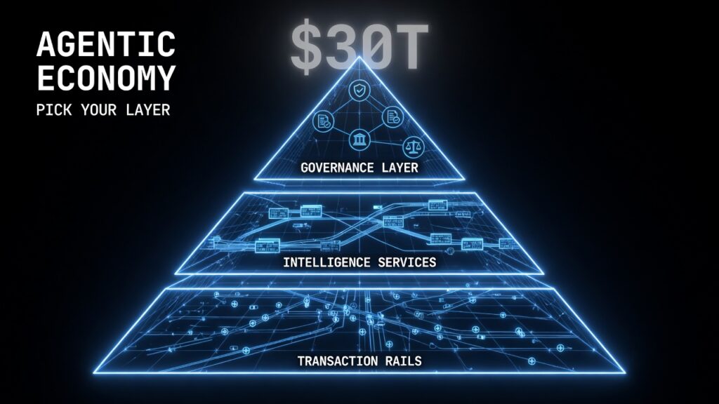 agentic economy $30 trillion builder infrastructure layers 2026