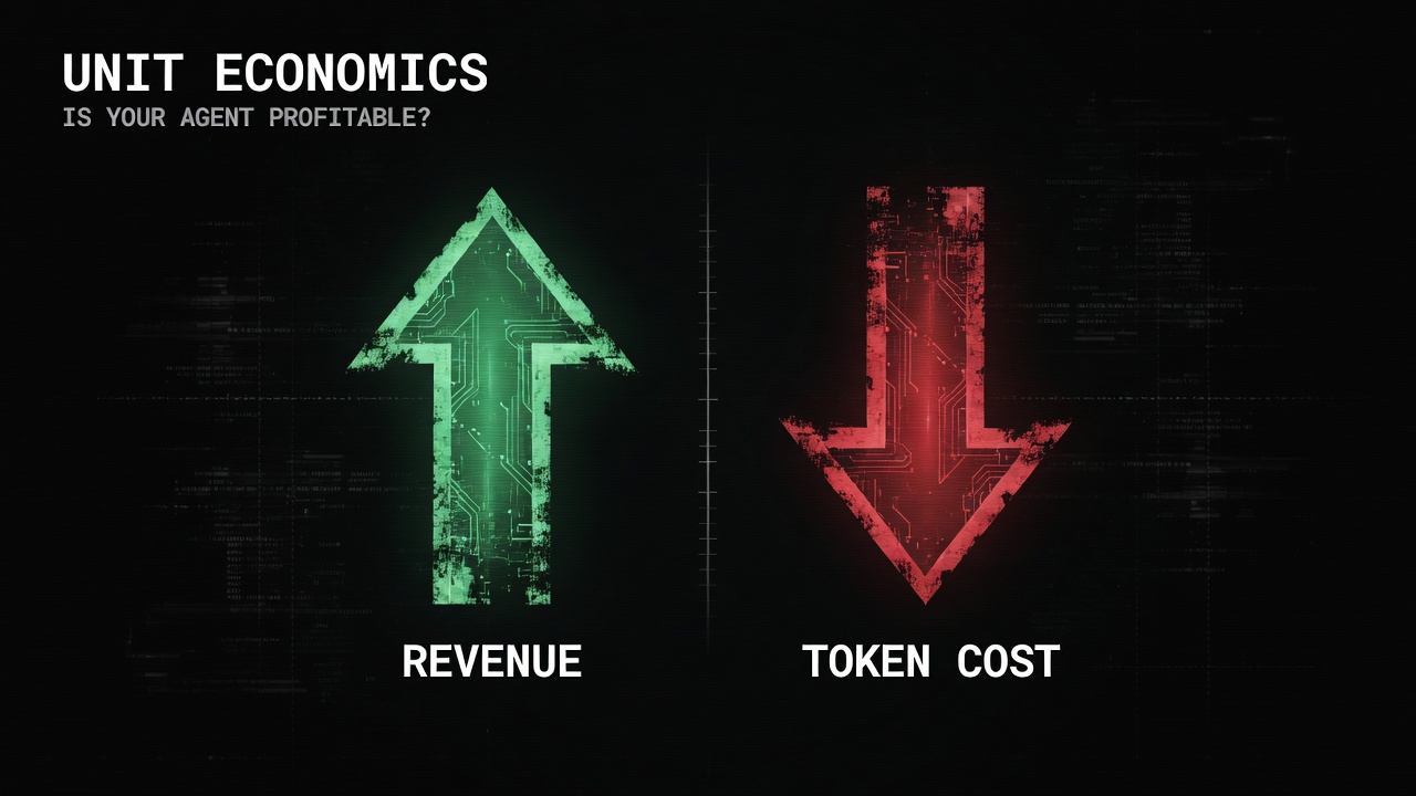 AI agent unit economics token revenue ratio profitability 2026