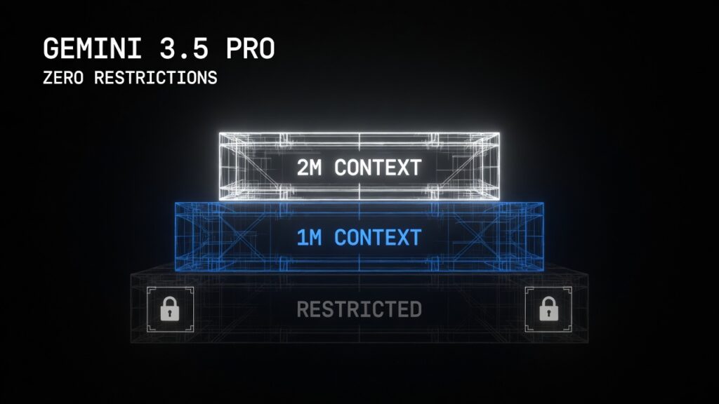 Gemini 3.5 Pro 2M context window fallback chain update 2026