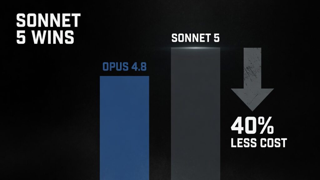 Claude Sonnet 5 Terminal-Bench Opus 4.8 cost comparison 2026