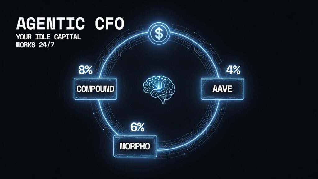 automated stablecoin yield agentic CFO builder passive income 2026