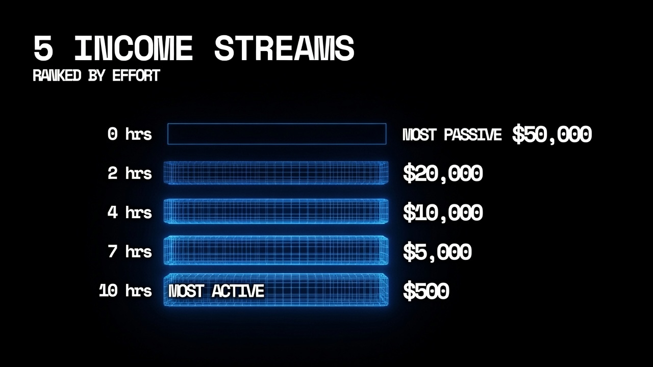 AI agent passive income 5 stream blueprint honest 2026
