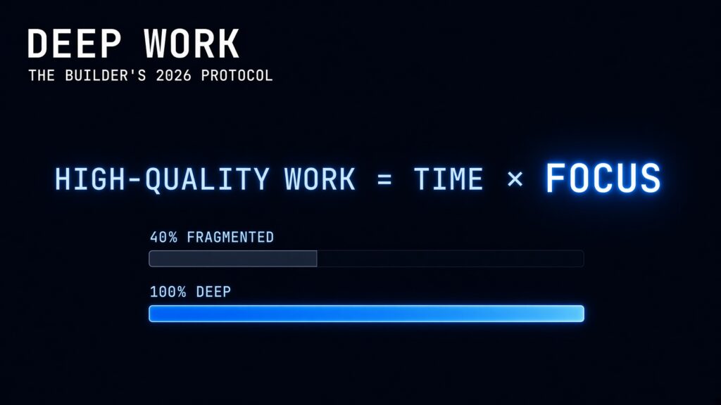 deep work protocol builder guide focus AI age 2026