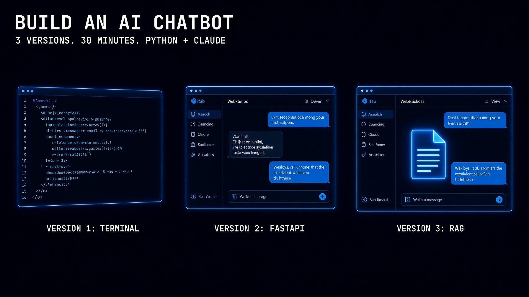 how to build AI chatbot Python Claude 2026 complete guide